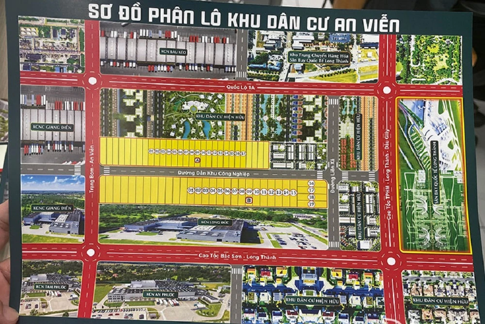 Công ty bất động sản tự vẽ ra các dự án để bán. Ảnh: VH