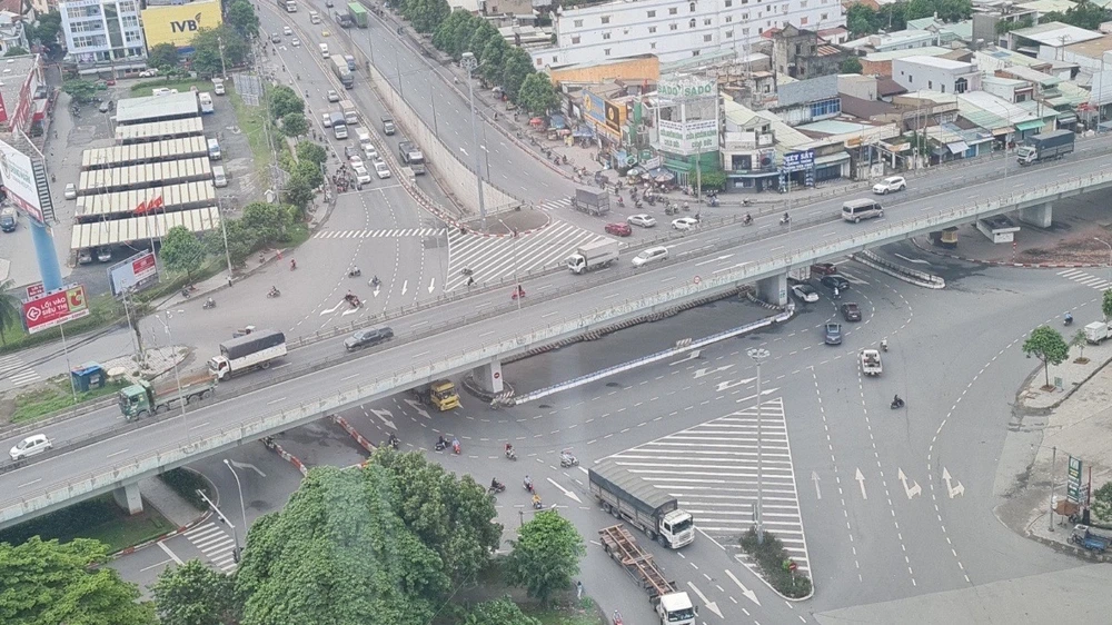 Phối cảnh phương án xây dựng nút giao Cổng 11. Ảnh: đơn vị tư vấn