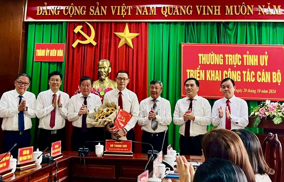 Ông Nguyễn Phong An làm Phó Bí thư Thành ủy Biên Hòa