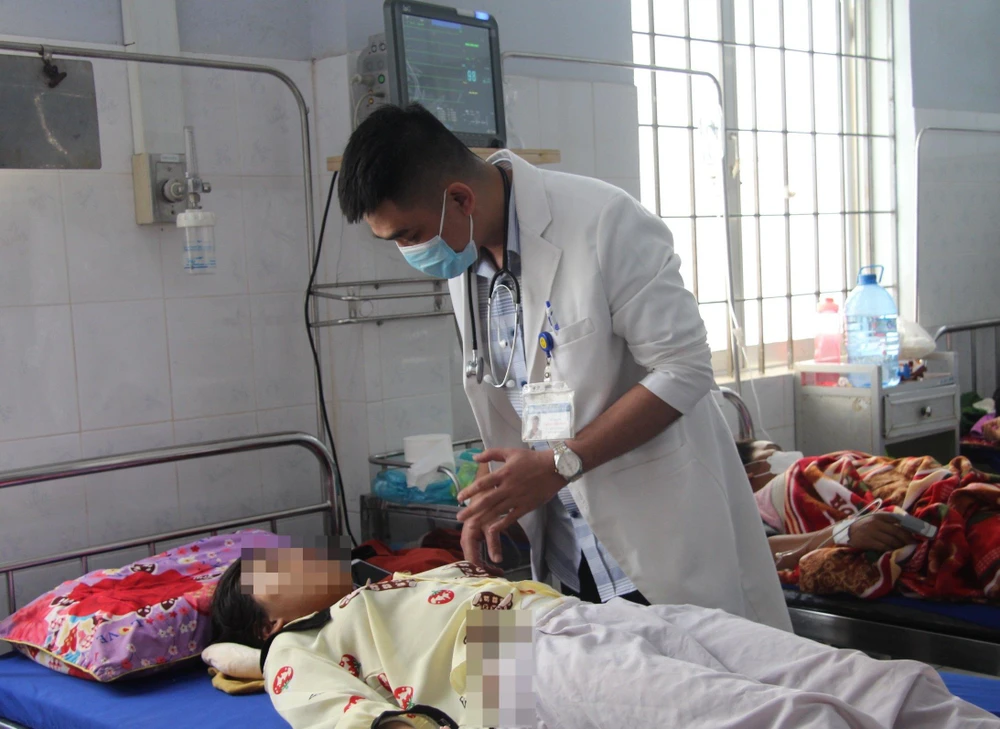 Sức khỏe của nữ bệnh nhân đang dần hồi phục