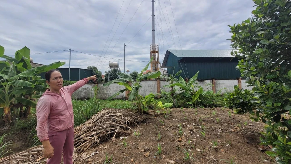 Thiết bị đốt rác mới được Sở Y tế Đắk Nông cung cấp cho Trung tâm Y tế huyện Krông Nô. Ảnh: VL