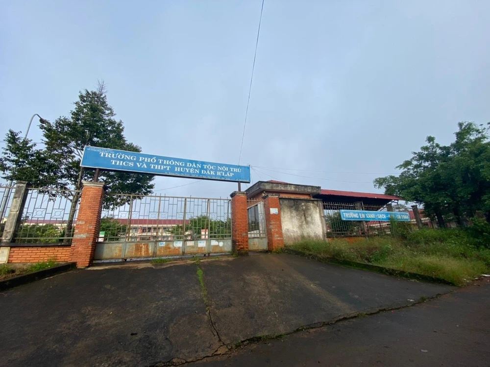 Nơi công tác của cô KTG. Ảnh: VLX Nơi công tác của cô KTG. Ảnh: VLX