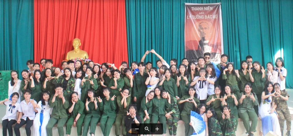 Một buổi học ngoại khóa của Nguyễn Hoàng Nguyên. Ảnh: NVCC