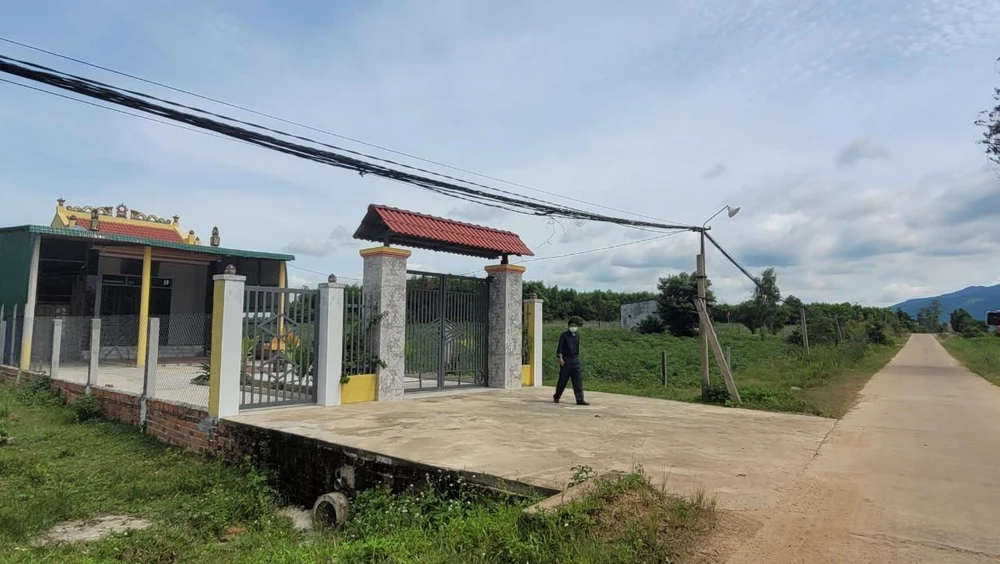 Khu vực gia đình ông Y Chen Mlô được cấp 400 m2. Ảnh: VL