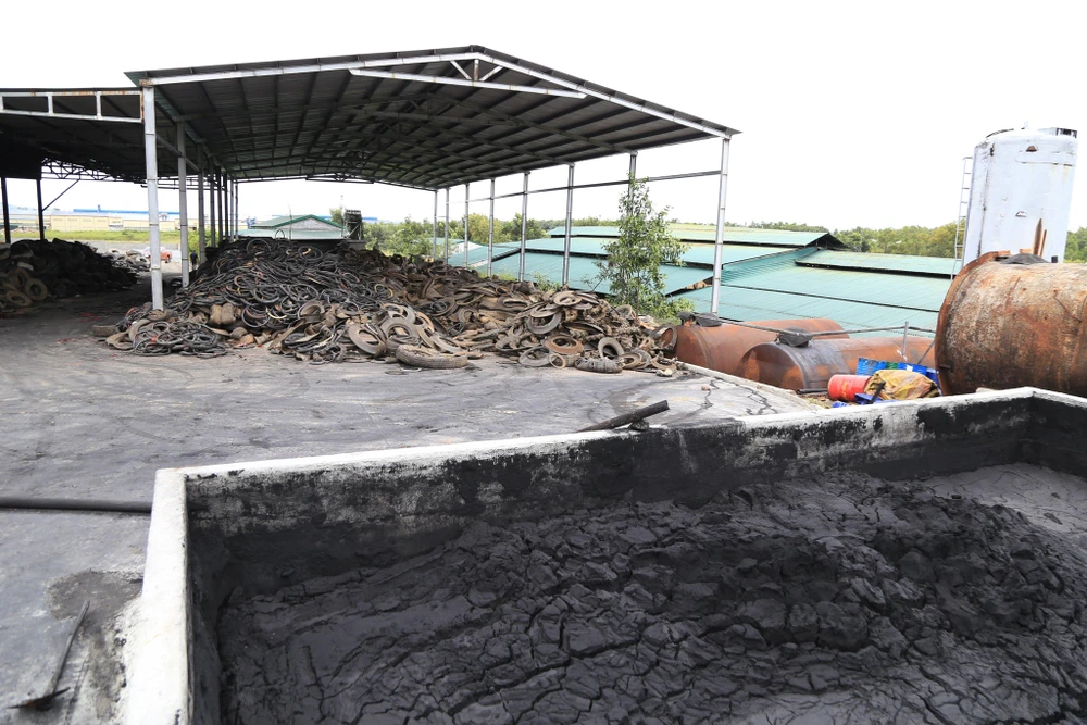 Bên trong Công ty TNHH Dầu FO Tây Nguyên. Ảnh: PL