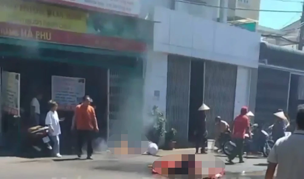 Hiện trường vụ việc. Ảnh: Người dân cung cấp