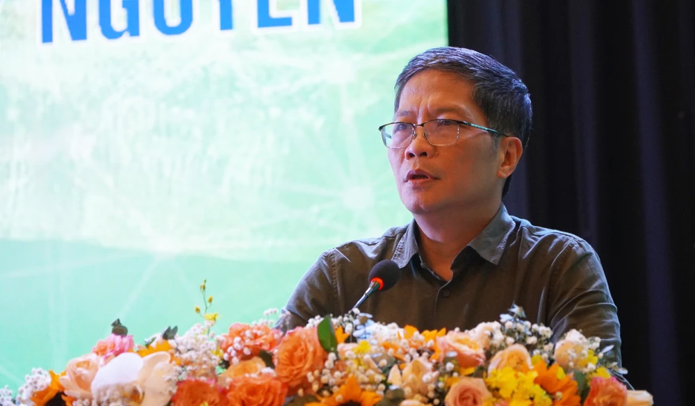 Ông Trần Tuấn Anh phát biểu kết luận. Ảnh: VŨ LONG