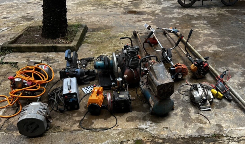 Tang vật của vụ án. Ảnh: MQ