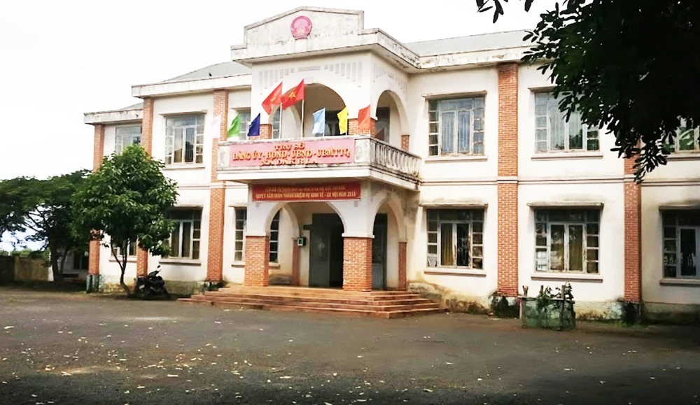 UBND xã Đắk R'la. Ảnh: AX