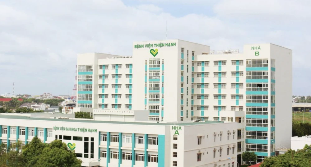 Bệnh viện Đa khoa Thiện Hạnh. Ảnh: BV Bệnh viện Đa khoa Thiện Hạnh. Ảnh: BV