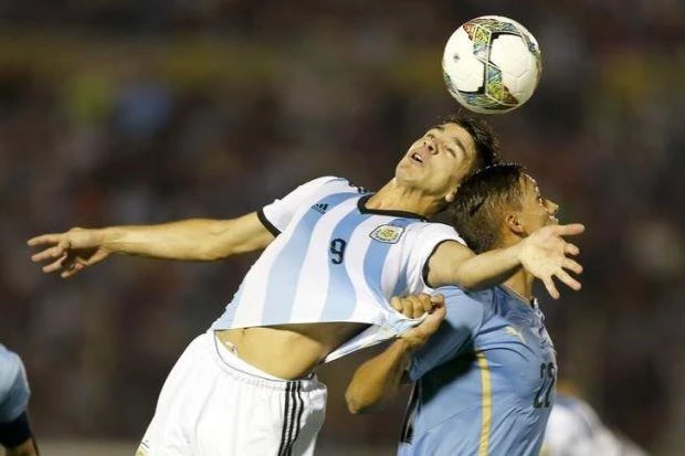 Con trai HLV Diego Simeone vào đội Olympic Argentina ảnh 1 Con trai HLV Simeone- Giovanni Simeone (9) đang là tay săn bàn của River Plate