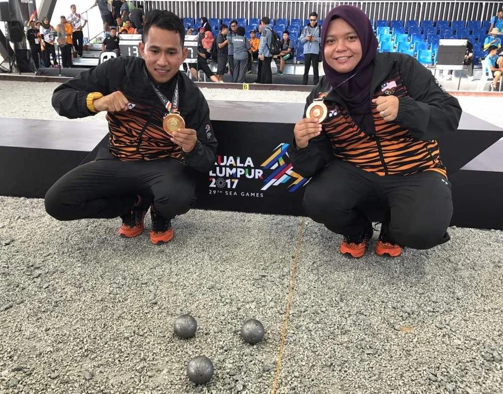 Năm năm về trước bi sắt của Malaysia mang về hai HCV, nay họ nêu mục tiêu bốn HCV tại Hà Nội. Ảnh: NST