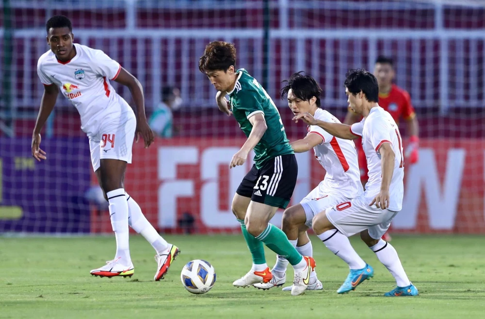 HA Gia Lai chót bảng H sau lượt đi nhưng cách thể hiện rất đáng khen. Ảnh: A.PHƯƠNG