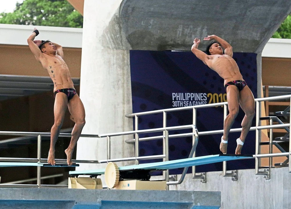 Yi Wei và Tzi Liang là "bộ đôi hoàn hảo" phối hợp rất ăn ý theo tiếng nhạc. Ảnh: CTP