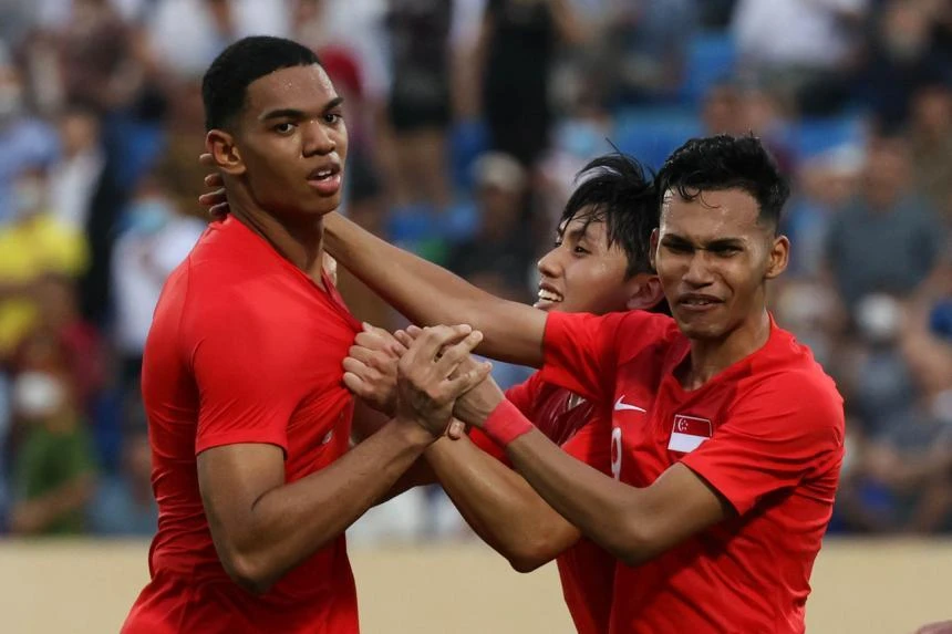 Bốn trận có năm điểm U-23 Singapore chính thức nói lời chia tay SEA Games 31. Ảnh: A. PHƯƠNG