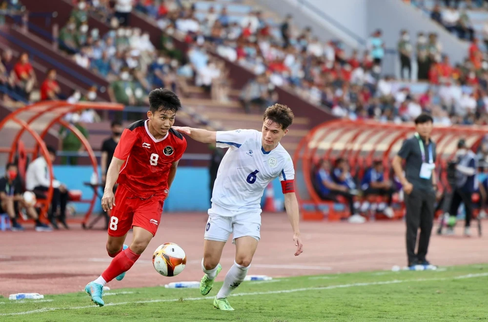 Thắng Philippines 4-0, Indonesia tạm vươn lên ngôi đầu. Ảnh: A.PHƯƠNG
