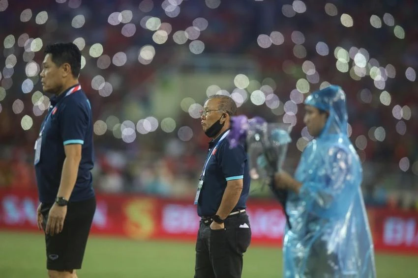 HLV Park Hang-seo thường bị stress trước giải đấu và trước trận chung kết này. Ảnh: A.PHƯƠNG