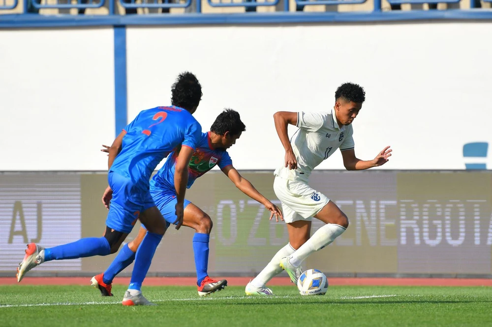 Thái Lan dễ dàng thắng Maldives 3-0. Ảnh: CTP Thái Lan dễ dàng thắng Maldives 3-0. Ảnh: CTP