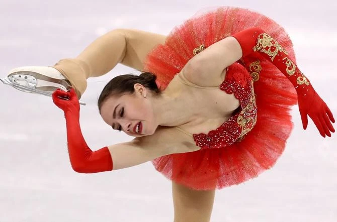 Zagitova đã vô địch Olympic, thế giới, châu Âu. Ảnh: S.E