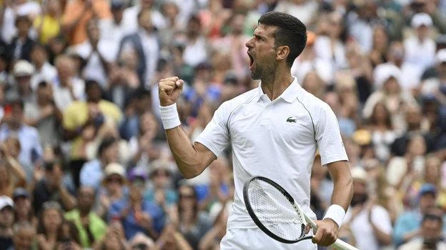 Djokovic là một trong những tay vợt phản đối mạnh nhất việc Wimbledon cấm các tay vợt Nga và Belarus. Ảnh: Getty
