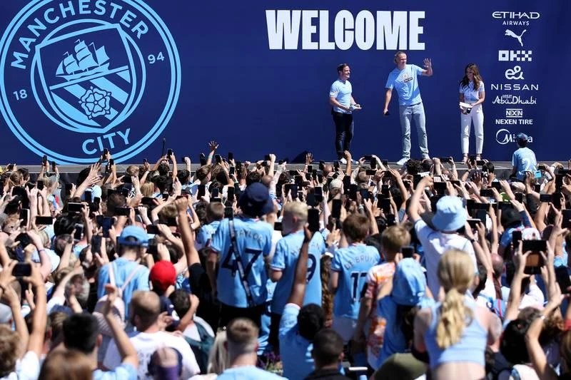 Buổi giao tiếp với fan Man. City.