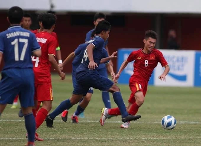 Thắng Thái Lan 2-0, VN chờ đội thắng của trận bán kết 2 giữa Indonesia và Myanmar. Ảnh: Bongdaplus.