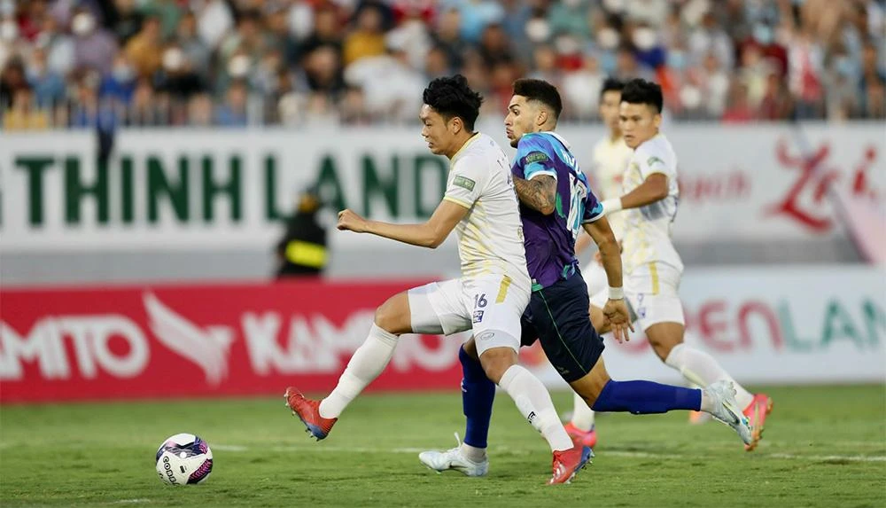 Thành Chung sẽ vất vả trước những Công Phượng, Văn Toàn, Brandao. Ảnh: VPF Thành Chung sẽ vất vả trước những Công Phượng, Văn Toàn, Brandao. Ảnh: VPF