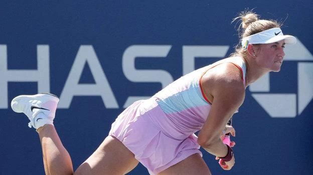 Kostyuk...không bắt tay "kẻ thù". Ảnh: S.O