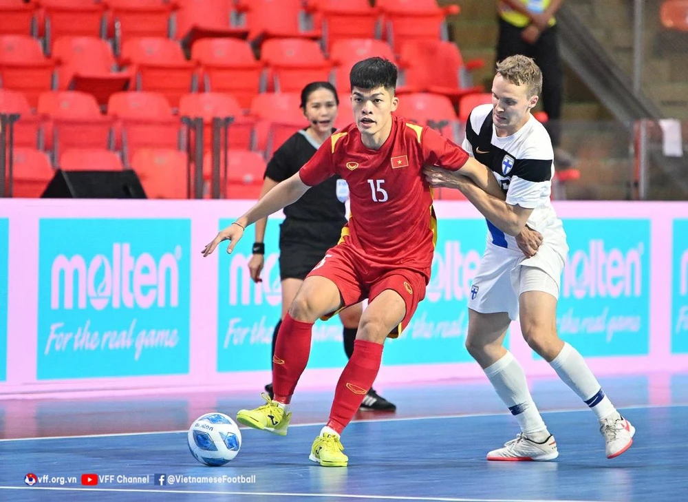 Dẫn Phần Lan 2-0 ở hiệp 1 cùng thế trận "đàn áp" đối phương nhưng thua ngược 2-4. Ảnh: VFF