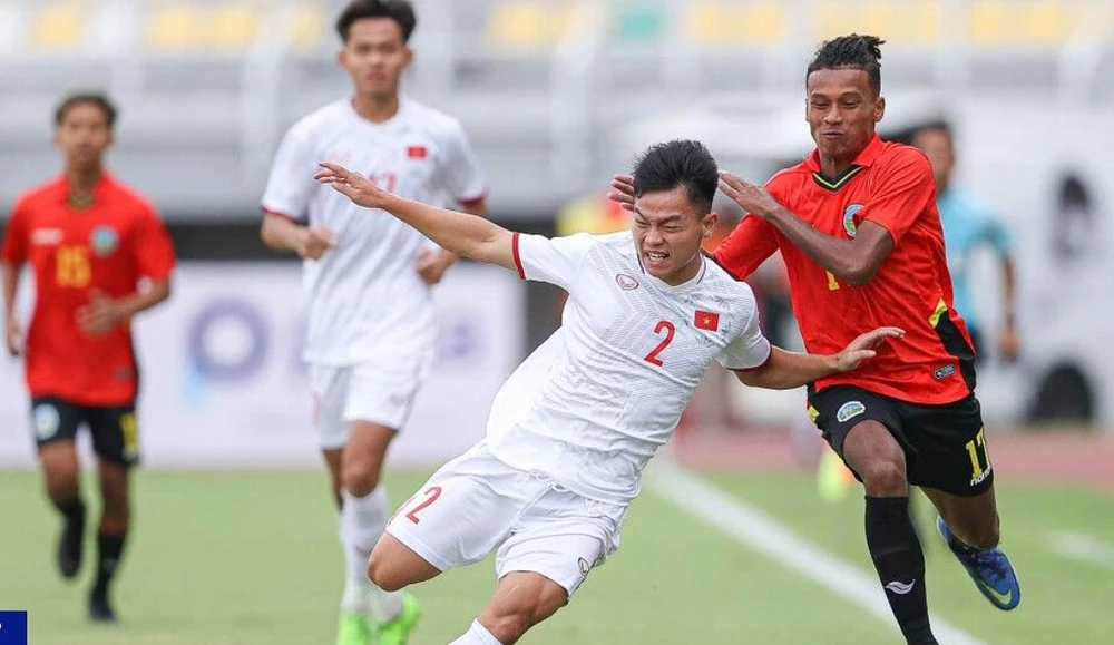 VN đánh bại Đông Timor và Hong Kong đúng y tỉ số Indonesia làm được trước hai đối thủ này. Ảnh: CTP