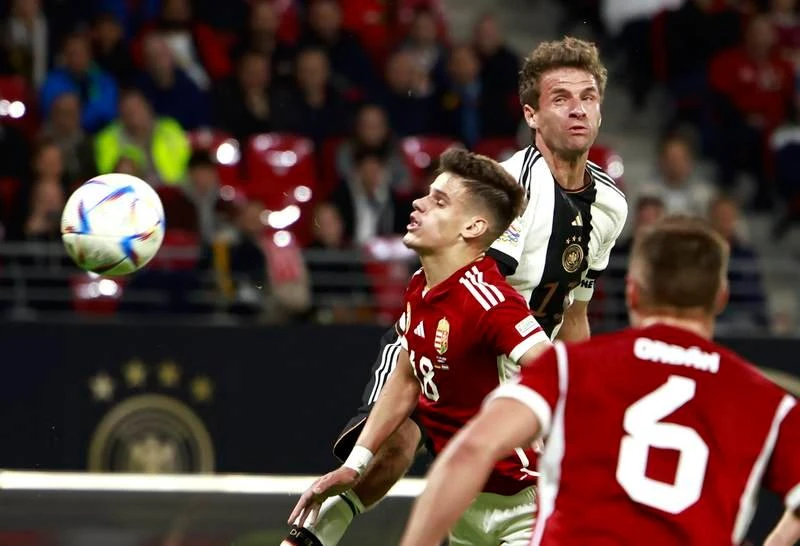 Tuyển Đức trong trận thua Hungary 0-1 tại Leipzig ở Nations League. Ảnh: Getty