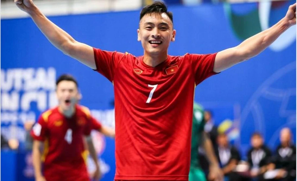 Đoàn Phát chơi rất nổi trội trong trận thắng Saudi Arabia 3-1. Ảnh: AFC