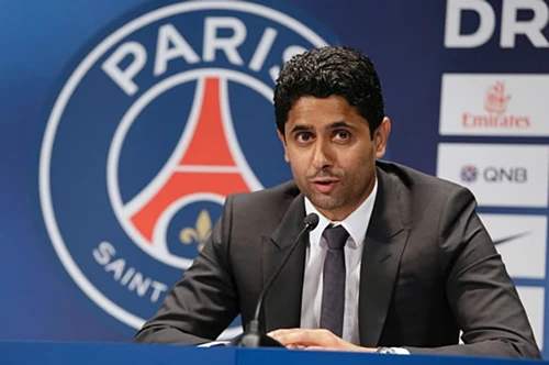 Ông chủ của PSG, tỉ phú Al Khelaifi có chạnh lòng cách cư xử của Paris với Qatar- quê hương ông? Ảnh: AFP