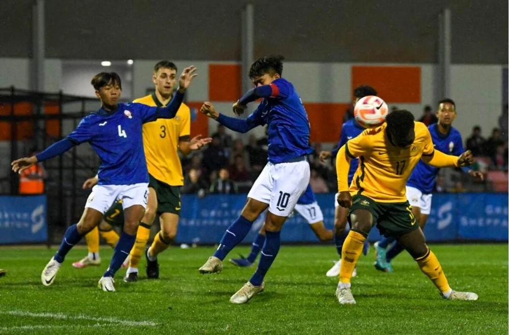 Úc 23 lần chọc thủng lưới Quần đảo Bắc Mariana trong 90 phút. Ảnh: AFC