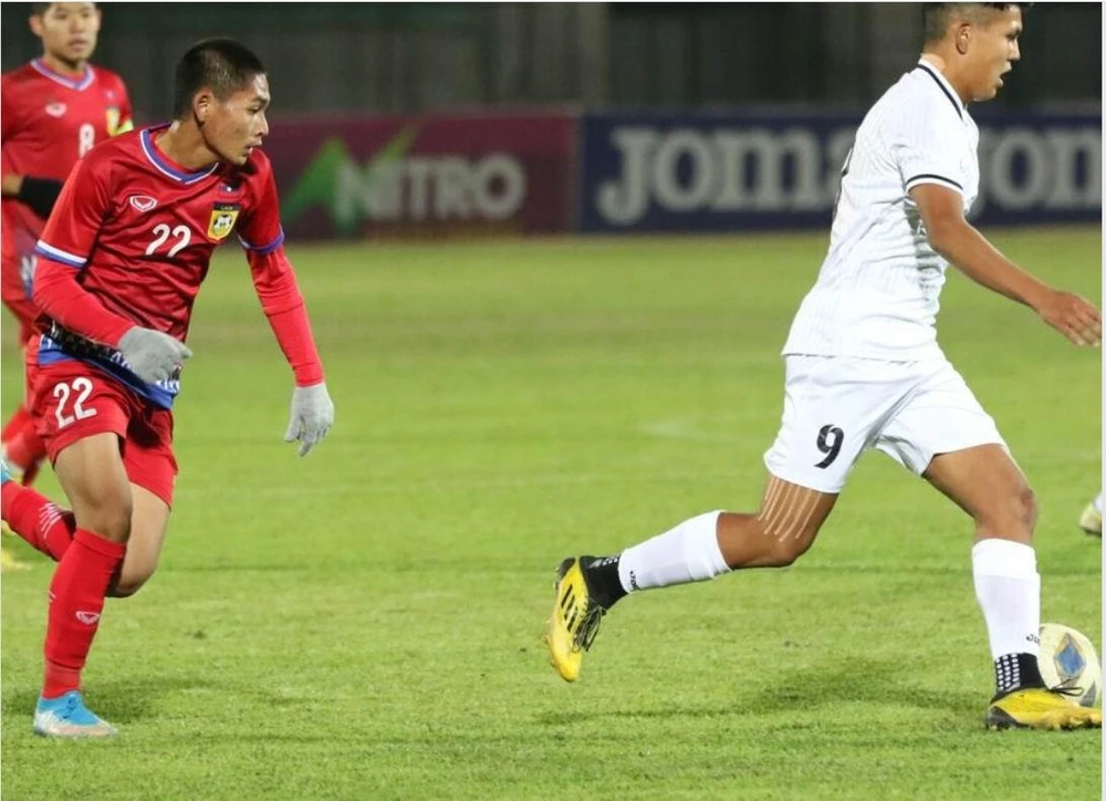 Lào (đỏ) góp mặt ở giải châu Á khi có được tấm vé vớt (bảng I). Ảnh: AFC