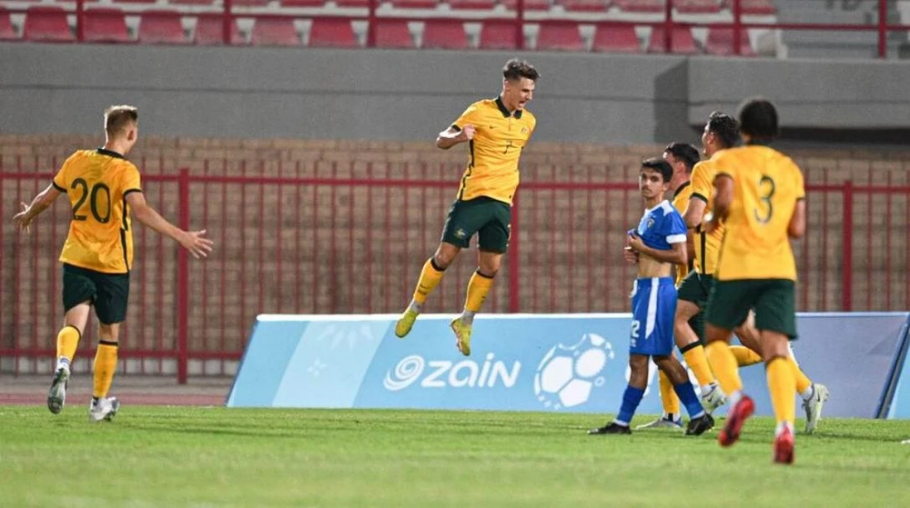 Úc thắng chủ nhà Kuwait 4-1 Ảnh: AFC