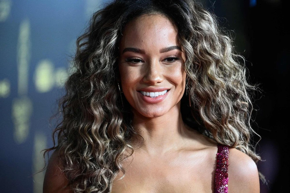 Jordan, "hậu phương", bạn gái của Benzema trong buổi trao Quả bóng vàng 2022. Ảnh: S.E