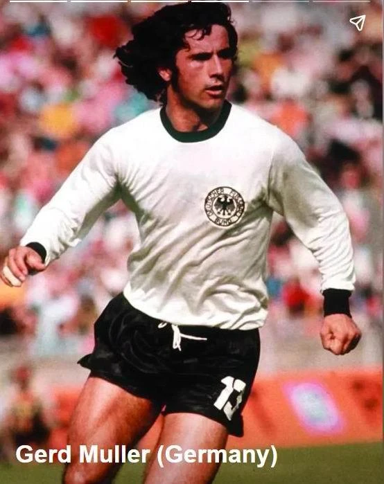 "Cỗ máy săn bàn" Gerd Muller của tuyển Đức và Bayern. Ảnh: Getty