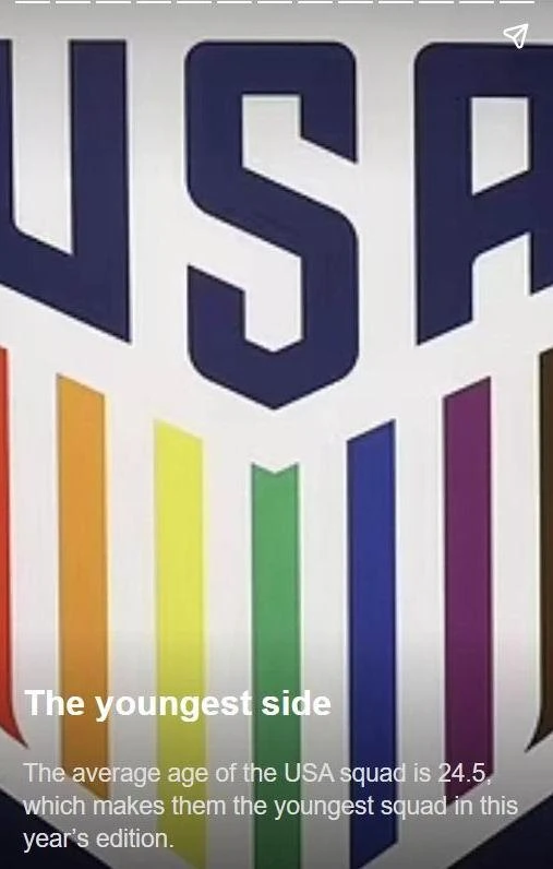 Tuyển Mỹ dự World Cup 2022 là đội trẻ nhất trong số 32 đội, tuổi trung bình toàn đội là 24,5 tuổi. Qatar là quốc gia đầu tiên ở Trung Đông, của thế giới Ả Rập làm chủ nhà World Cup và Qatar là đội tuyển thứ 80 góp mặt trong lịch sử các VCK World Cup.