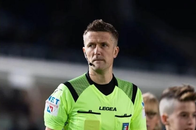 Vua sân cỏ Ý Daniel Orsato được đồng hương Collina chỉ định cầm còi trận khai mạc Qatar - Ecuador. Ảnh: Getty Vua sân cỏ Ý Daniel Orsato được đồng hương Collina chỉ định cầm còi trận khai mạc Qatar - Ecuador. Ảnh: Getty