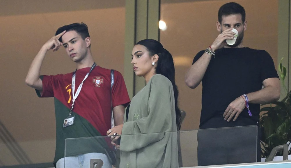 Hãy chờ thái độ của Goergina ở tứ kết Bồ Đào Nha-Morocco. Ảnh: Getty