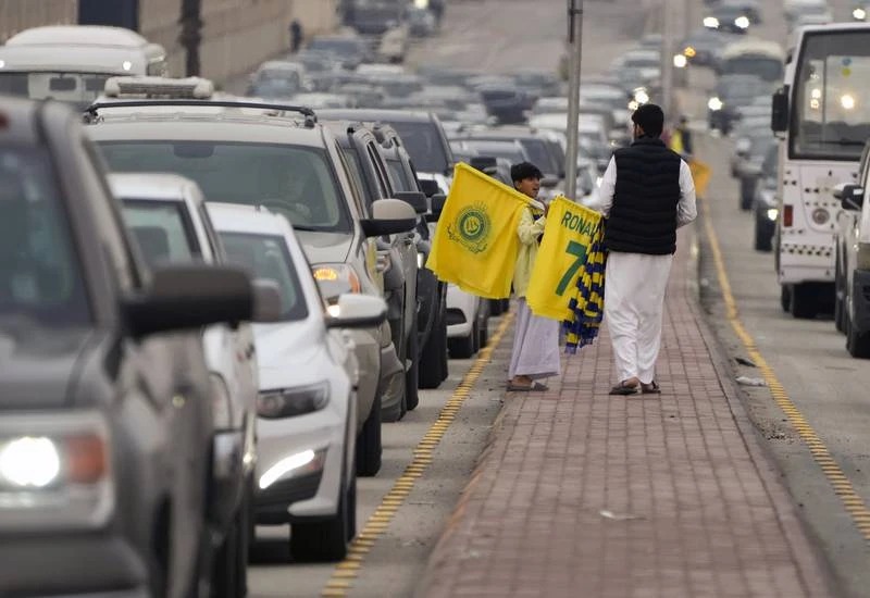 Nhu cầu mua áo đấu của Ronaldo ở Riyadh đang rất cao. Ảnh: Getty