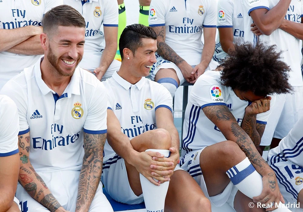 Bộ ba Ronaldo-Ramos-Marcelo sẽ hội tụ đủ ở Al Nassr. Ảnh: R.M