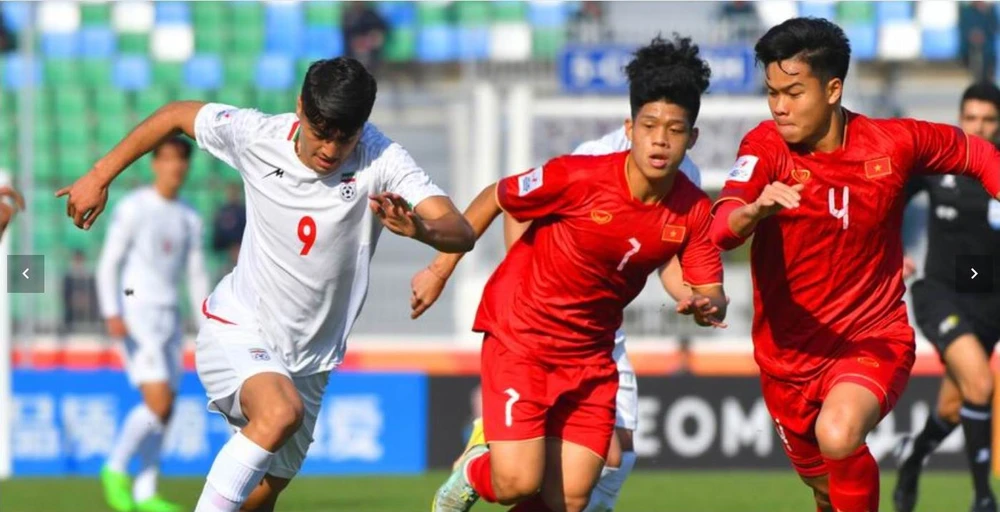 U-20 nam VN có hai trận thắng và một trận thua, đành tan vỡ giấc mơ săn vé World Cup U-20. Ảnh: AFC