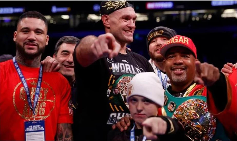 Phía Tyson Fury đòi ăn chia dày quá, với tỉ lệ 70-30 có lợi cho mình. Ảnh: Getty