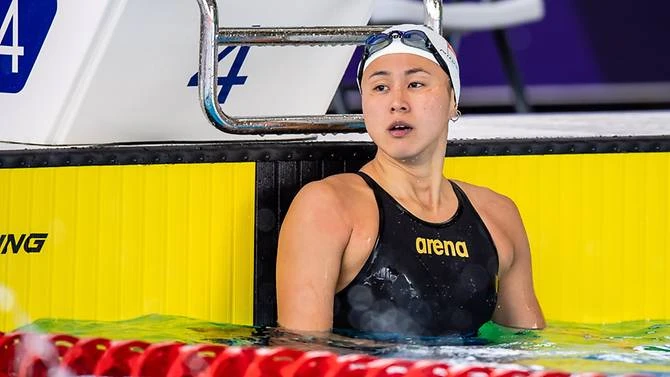 Ting Wen Quah mang về cho đoàn Singapore 6 HCV, 2 HCB bơi lội tại SEA Games 32. Ảnh: Getty Ting Wen Quah mang về cho đoàn Singapore 6 HCV, 2 HCB bơi lội tại SEA Games 32. Ảnh: Getty