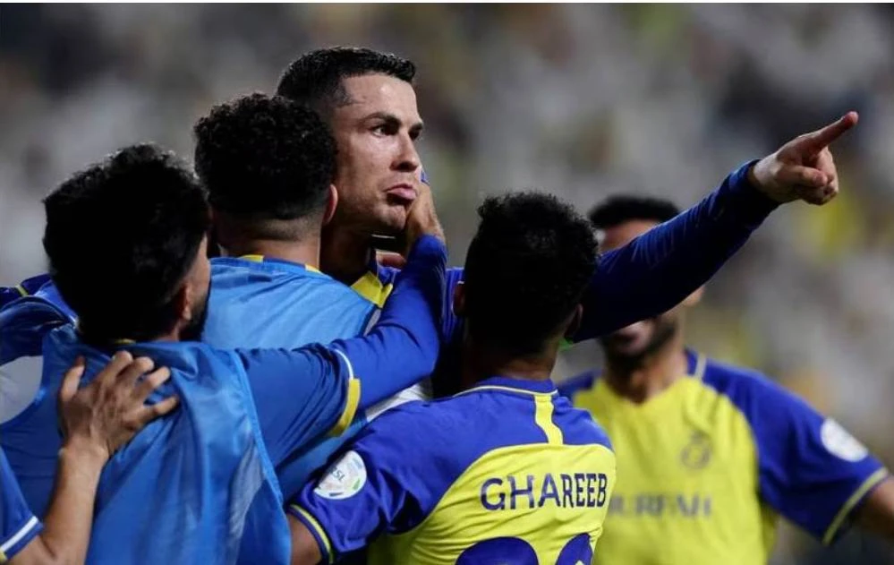 Ronaldo và đồng đội còn không hoàn thành sứ mệnh của mình là đánh bại Al Ettifed bị đối phương cầm hòa 1-1. Ảnh: Getty