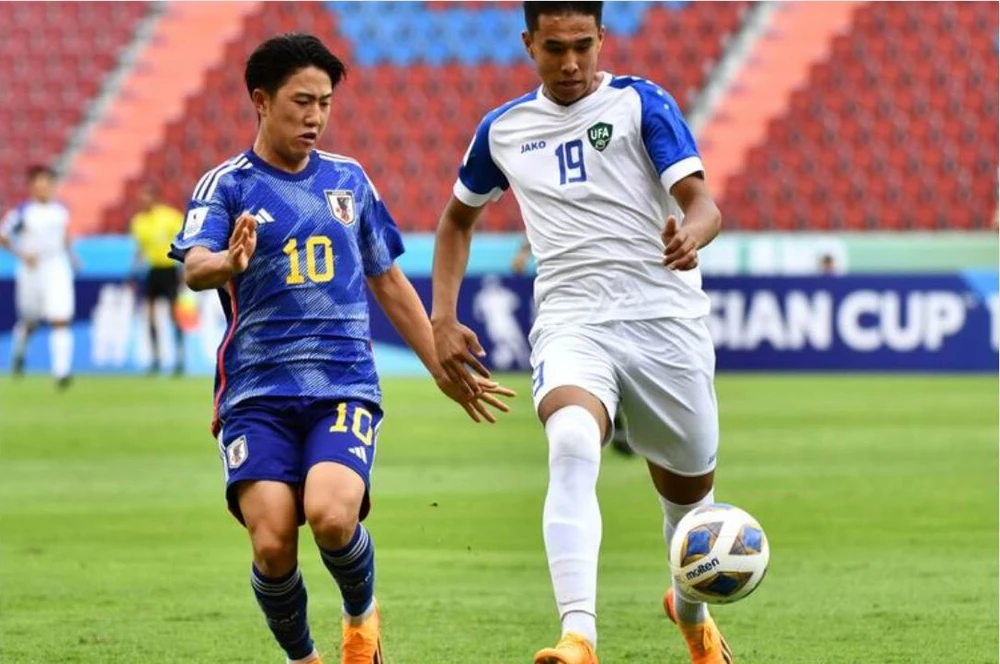 Nhật Bản và Uzbekistan cũng chia điểm nhau qua trận hòa 1-1. Ảnh: AFC