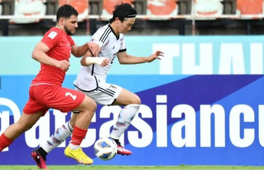 Nhật Bản trong trận bán kết đánh bại Iran 3-0. Ảnh: AFC
