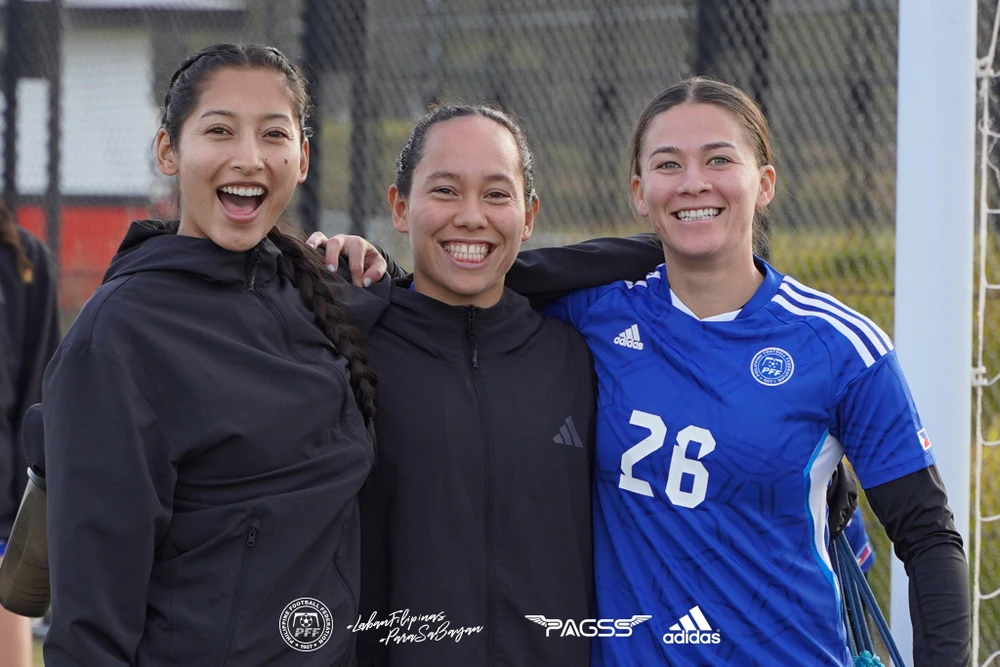 Angela Beard (26) trưởng thành từ bóng đá Úc, khoác áo tuyển Philippines đá World Cup 2023. ảnh: F.F.A